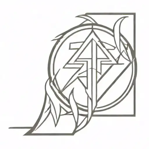 Hollywood Undead band logo tattoo design idea