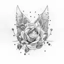 continuo tatuaggio ali angelo per morte nonna nell'avambraccio tattoo design idea