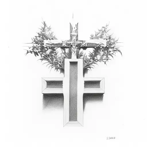 Christian Cross, 1999, 2000, 2006, 2013 tattoo design idea