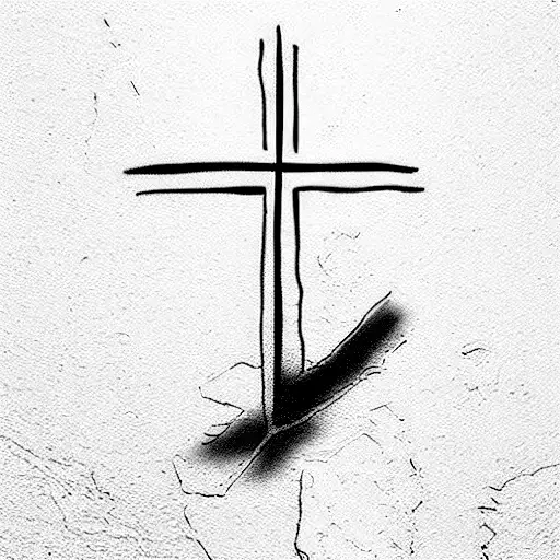 Christian Cross, 1999, 2000, 2006, 2013 tattoo design idea