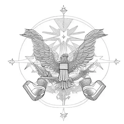 military tattoo design idea