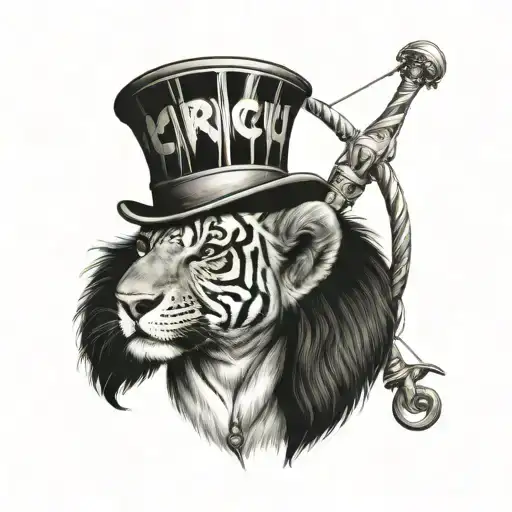circus tattoo design idea