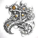 past present future tattoo design idea