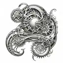 past present future tattoo design idea