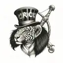 circus tattoo design idea