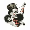 circus tattoo design idea