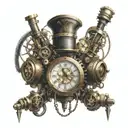 steampunk neurodivergence tattoo design idea