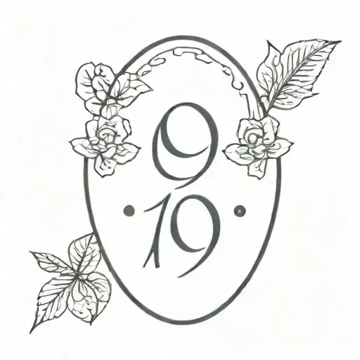 Roman Date 19 09 1998 date of birth tattoo design idea