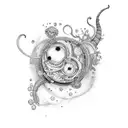 heartbeat  tattoo design idea