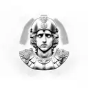 alexander the great eulogy  tattoo design idea