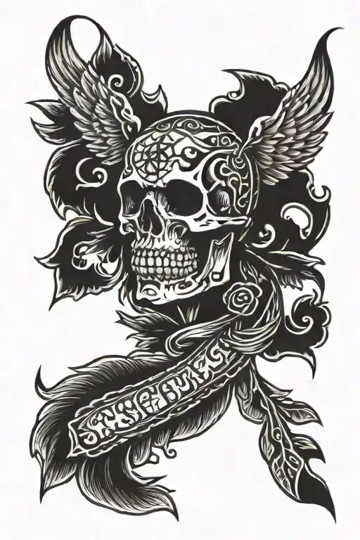 Discipline Commitment Focus Sacrifice tattoo design idea