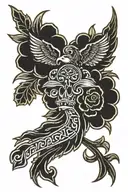 Discipline Commitment Focus Sacrifice tattoo design idea