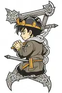 Discipline Commitment Focus Sacrifice tattoo design idea