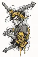 Discipline Commitment Focus Sacrifice tattoo design idea