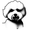 Bichon Frisé tattoo design idea