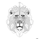 Lions mon whit sons tattoo design idea