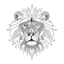 Lions mon whit sons tattoo design idea