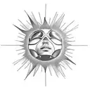 i dive into the future, but I'm blinded by the sun, I'm reborn in every moment, so who knows what I'll become tattoo design idea