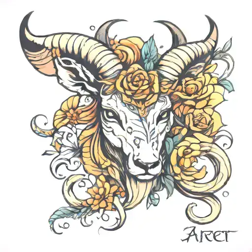 anett hungary capricorn tattoo design idea