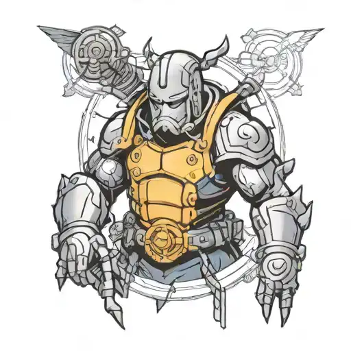 alphonse elric full metal alchemist tattoo design idea