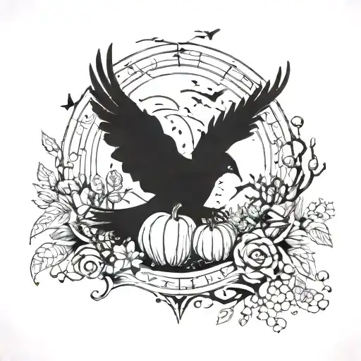 Teacher's tribute to nature with a mystical touch of witchcraft tattoo design idea