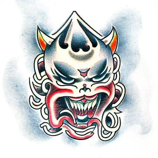Japan Demons tattoo design idea