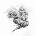 smoke filler tattoo design idea