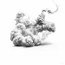 smoke filler tattoo design idea