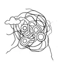 A camera lens intertwined with a neuron tattoo design idea