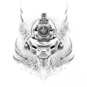 Tig torch tattoo design idea