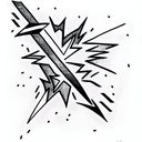 Lightning Bolt tattoo design idea
