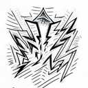 Lightning Bolt tattoo design idea
