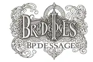  "BRIDGES" in old English letters across upper back tattoo design idea