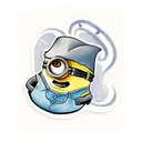 Cowboy minion tattoo design idea