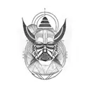darth wader tattoo design idea