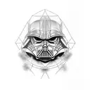 darth wader tattoo design idea