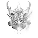orixá exu tattoo design idea