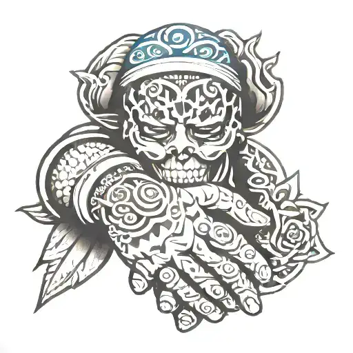 brotherhood handshake symbolizing respect tattoo design idea