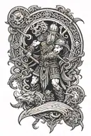 greak vs norse mythology tattoo tattoo design idea