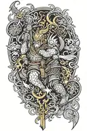 greak vs norse mythology tattoo tattoo design idea