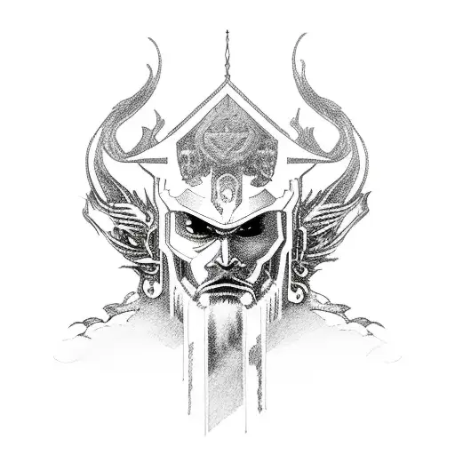 buda ragnarok tattoo design idea