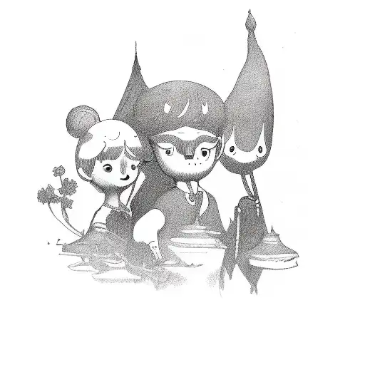 over the garden wall  tattoo design idea