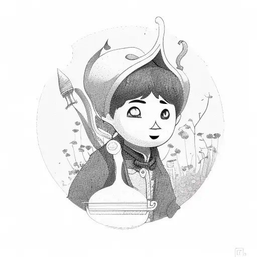 over the garden wall  tattoo design idea