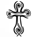 st James cross tattoo design idea