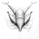 Stingray  tattoo design idea