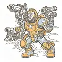 Fallout and Battlefield  tattoo design idea