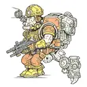 Fallout and Battlefield  tattoo design idea