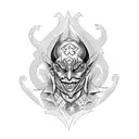 alex grey dmt joker jester forearm tattoo design idea