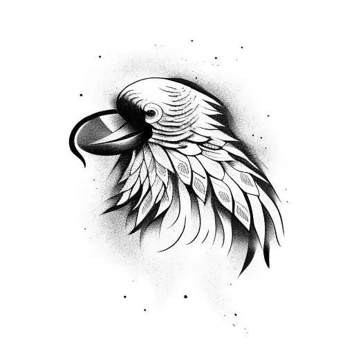 forearm tattoo of a gothic raven in a dive tattoo design idea
