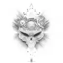 mark 9:23 written into a line tattoo design idea